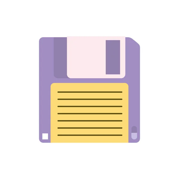 Retro floppy disk icon — стоковый вектор