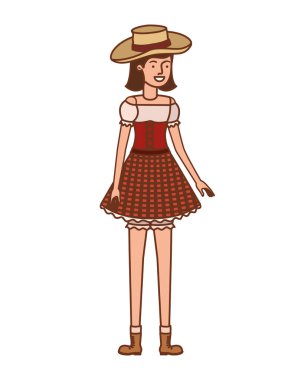 hasır şapkalı çiftçi kadın