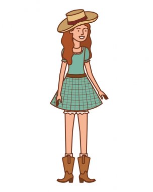 hasır şapkalı çiftçi kadın