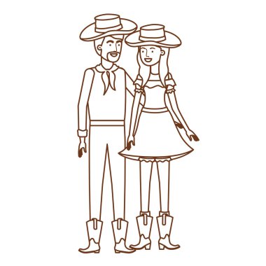 hasır şapka ile konuşan çiftçi çift