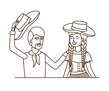 hasır şapka ile konuşan çiftçi çift