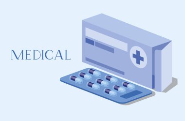 kapsülile ilaç kutusu ambalaj