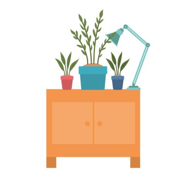 beyaz arka plan simgesi ahşap raflar