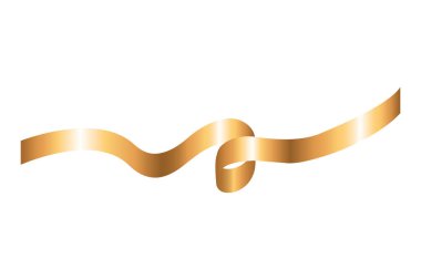 beyaz arka plan ile güzel kurdele