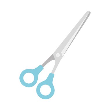 makas beyaz arka plan simgesi kapalı