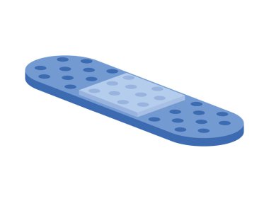 tedavi bandaj izole simgesi