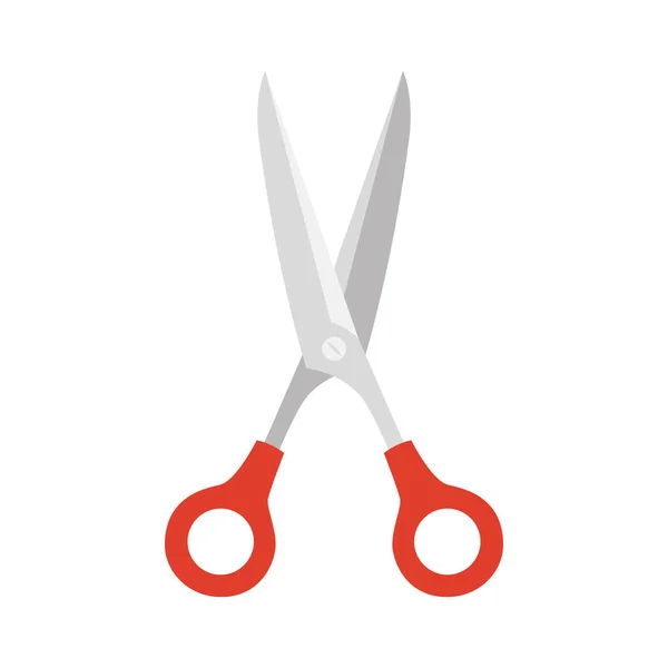 Otevřít Nůžkovité ikony na bílém pozadí — Stockový vektor
