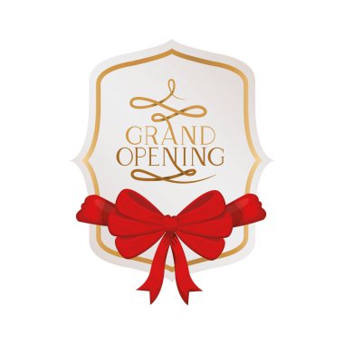 etiket büyük açılış ile çerçeve ve şerit