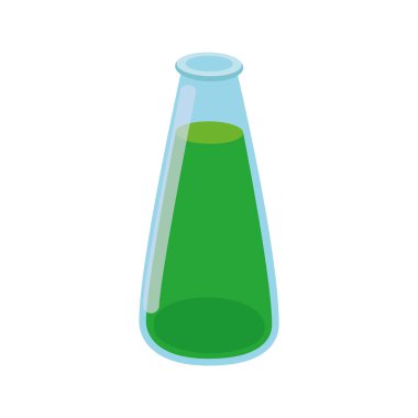 beyaz arka planda laboratuvar aletleri