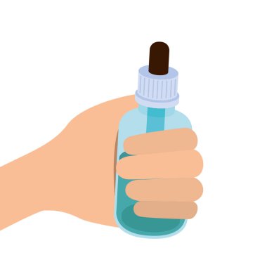 beyaz arka planda ilaçlar ile laboratuvar aletleri