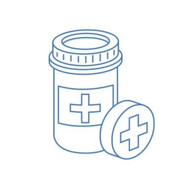 beyaz arka plan üzerinde ilaç ilaçlar