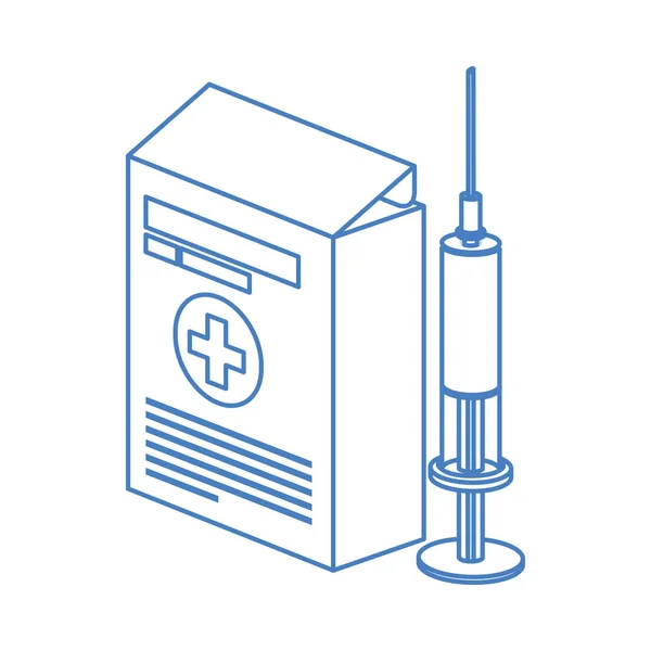 Medicamentos em fundo branco — Vetor de Stock