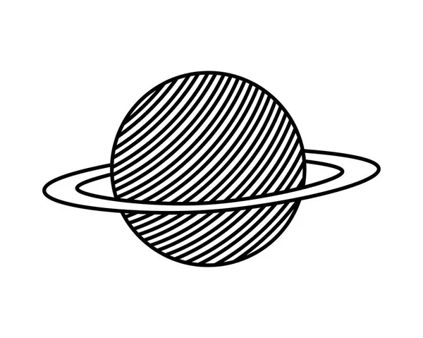 Planety sluneční soustavy izolované ikony — Stockový vektor