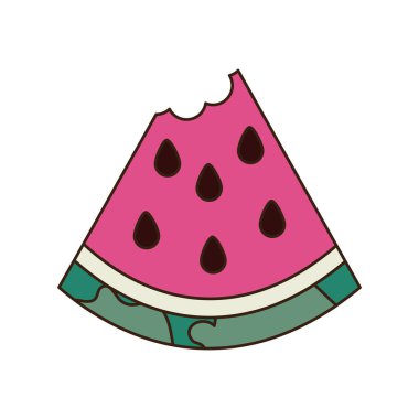 karpuz ve beyaz arka plan kısmı