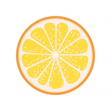 beyaz arka planda turuncu kısmı