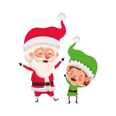 Elf hareket avatar karakter ile Santa Claus
