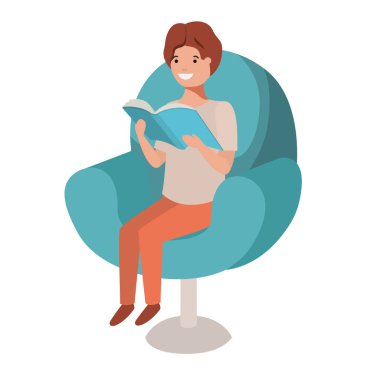 kanepe avatar karakteri adam okuma kitap