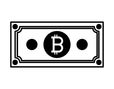 Bill bitcoin ticaret teknoloji simgesi