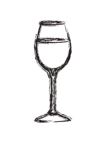 Tasse avec icône de boisson — Image vectorielle
