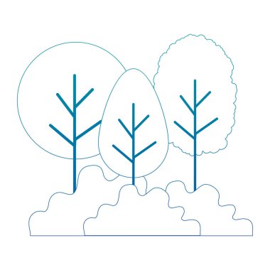 Orman manzara sahne simgesi