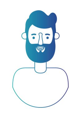 Sakallı genç adam Avatar karakteri