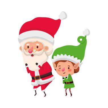 Elf hareket avatar karakter ile Santa Claus