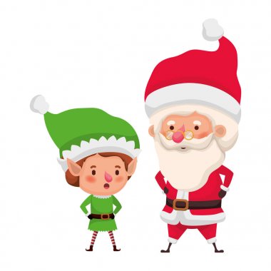 Elf hareket avatar karakter ile Santa Claus