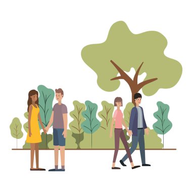 manzara avatar karakteri insanların grubu