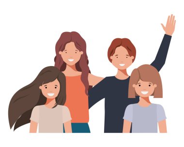 aile sallayarak avatar karakter