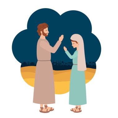 Meryem Ana ve saint joseph