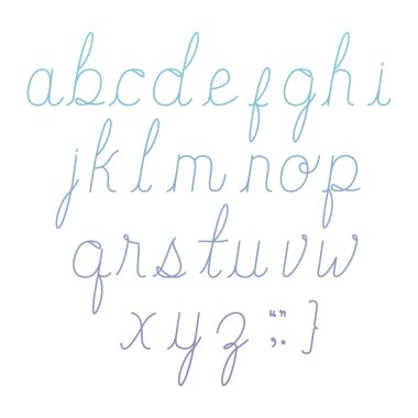 alfabe türü yazı tipi simgeleri