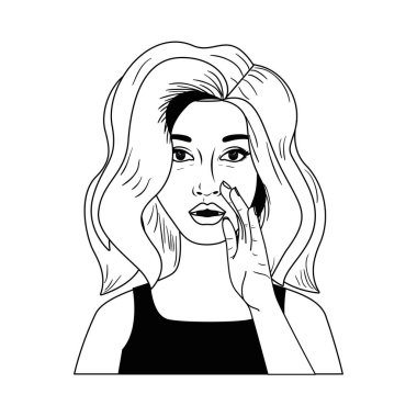 kadın gizli bir avatar karakteri anlatıyor