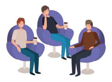 kanepekahve içme erkek grubu