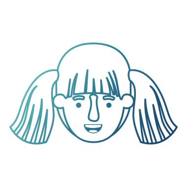 güzel ve Genç kız kafa