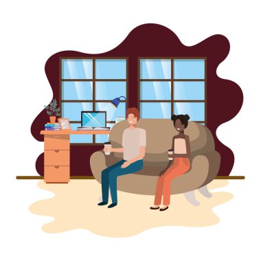 iş yerinde çift kahve içme