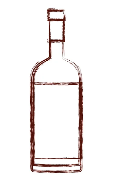 Icona bottiglia bevanda alcolica — Vettoriale Stock