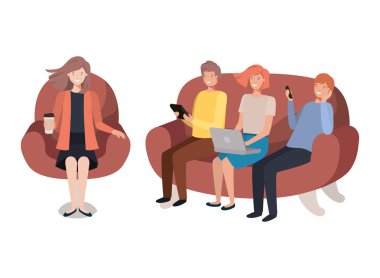 teknoloji cihazlarını kullanan kişi grubu