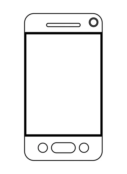 Ícone de dispositivo de smartphone isolado —  Vetores de Stock