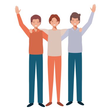 Genç erkek avatar karakter