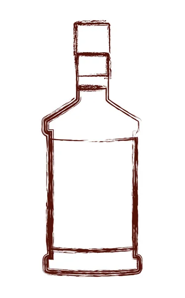 Значок пляшки з алкогольними напоями — стоковий вектор