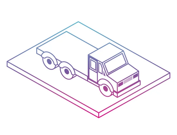 Icona di consegna trasporto camion — Vettoriale Stock