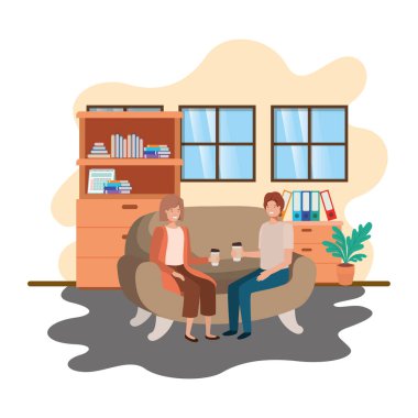 iş yerinde çift kahve içme