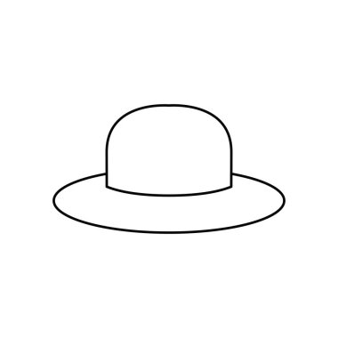 beyaz arka plan üzerinde kurdele ile şapka