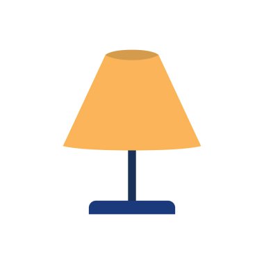 beyaz arka plan üzerinde ofis lambası