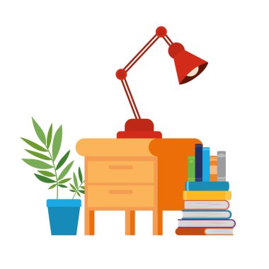 Ahşap çekmecede beyaz arkaplan içinde kitap yığını