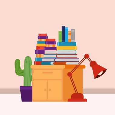 Kitap tasarımı ile ev çalışma odası
