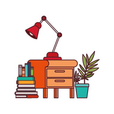 Ahşap çekmecede beyaz arkaplan içinde kitap yığını