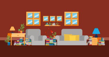 Kitap tasarımı ile ev çalışma odası