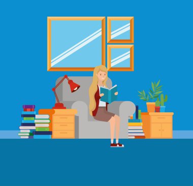 Kitap tasarımı ile ev çalışma odası