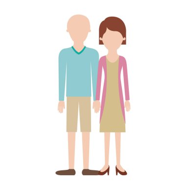 yüzsüz çift renkli siluet ve onu t-shirt uzun kollu ve kısa pantolon ve ayakkabı ile yüksek soluk saç kesimi ve onu bluz ve ceket ve kısa saçlı topuk ayakkabı ile